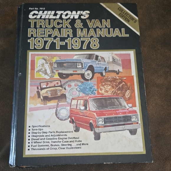 CHILTONS Truck & Van Repair Manual 1971-1978 Hardcover - Picture 1 of 4